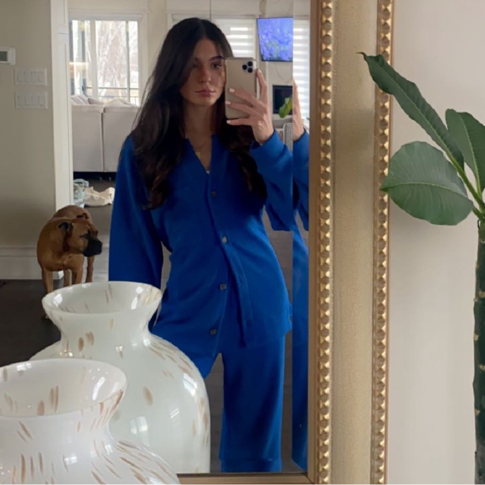 OAK + FORT Vibrant Blue Set